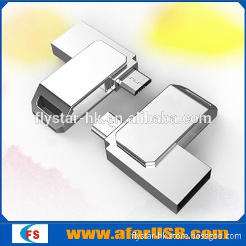 Metal mini OTG usb flash drive 2.0 mini OTG stick memory 1gb 2gb 4gb 8gb 16gb usb pendrive